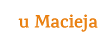 Kuchnia u Macieja Logo